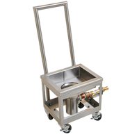 Eagle Group PWTFT-1215 15-Inch Portable Stainless Steel Water Tempering Cool Trough System
