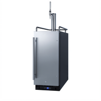Summit Commercial 15-Inch Nitro Cold Brew Coffee Dispenser, 2.9 Cu. Ft., Built-In or Freestanding