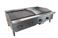 Comstock-Castle 48-Inch Countertop Gas Charbroiler and Griddle Combo