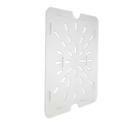 Crestware Clear Polycarbonate Half-Size Drain Tray for 18 x 13 Inch Storage Boxes