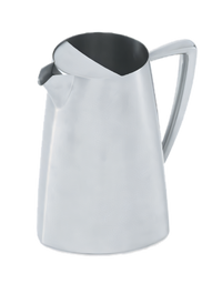 Vollrath Triennium Water Pitcher with Ice Guard, 2.3 Quart, Satin-Finish Stainless Steel