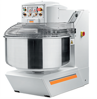 Trento Avancini MOMA 100 Heavy Duty Spiral Dough Mixer with 164 Qt Fixed Stainless Steel Bowl, 220 Lb Capacity, 208V/3-Phase