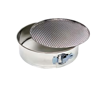 Admiral Craft AB-40 8 Inch Round Aluminum Springform Pan, 3 Inch Deep