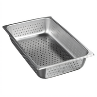 Carlisle DuraPan Full-Size Perforated Steam Table Pan, 4-Inch Deep