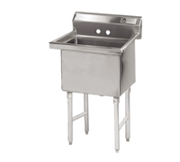 Advance Tabco Special Value Series 1-Compartment Fabricated Sink with Legs, 16-Gauge 304 Stainless Steel, 16