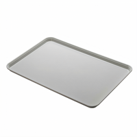 Cambro 1224MT148 12-7/16 x 24 x 3/4 Inch Rectangular White Fiberglass Market Display Tray