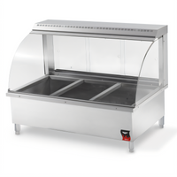 Cayenne® 43-Inch Full-Service Countertop Bain Marie Hot Food Display Case