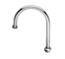 Thumbnail image #1 for T&S Brass 5-3/4 Inch Swivel Gooseneck Faucet Nozzle with Stream Regulator Outlet, Chrome-Plated Brass, Low-Lead