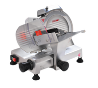 Eurodib Manual Gravity-Feed Meat Slicer with 8-Inch Blade and Belt Drive