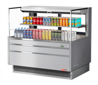 Turbo Air 48-Inch Low-Profile Horizontal Open Display Merchandiser, 10.2 Cu. Ft., Self-Contained Refrigeration
