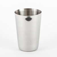 American Metalcraft 16 oz Short One-Piece Stainless Steel Cocktail Shaker