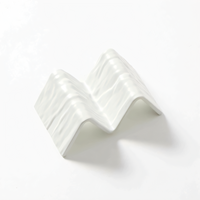 White Melamine Faux Slate Taco Holder