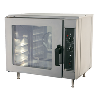 NU-VU NCO5 Countertop Half-Size Standard Convection Oven, 5-Pan Capacity, Glass Door