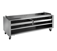 Vulcan SMOKER-VCCB72 Stainless Steel Wood Assist Smoker Base for 72-Inch VCCB Gas Charbroiler