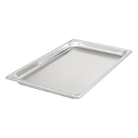 Vollrath Super Pan V Full-Size Solid Food Pan, 1-1/4 Inch Deep, 22-Gauge 300 Series Stainless Steel