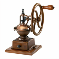 TRE SPADE Manual Flywheel Coffee Grinder with 100 g Hopper