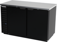 Beverage-Air BB58HC-F-B 58-Inch Food-Rated Solid Door Back Bar Refrigerator
