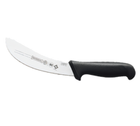Mundial Gourmet Pro Series 6-Inch Skinning Knife, Stamped High-Carbon No-Stain Blade, Black Polypropylene Handle