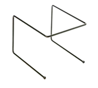 American Metalcraft Universal Rectangular Black Pizza Stand, 9 x 8 x 7 Inches