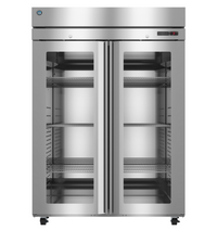 Hoshizaki Steelheart Two-Section Heated Holding Cabinet with Full Glass Doors, 55 Inch Wide