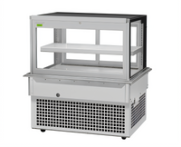 Turbo Air Drop-In Refrigerated Bakery Display Case with Self-Cleaning Condenser, 50 Inch, 12.4 Cu. Ft., 115V