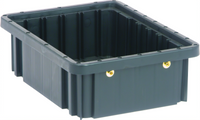 Quantum Conductive Dividable Grid Container, Black, 11-7/8 x 8-1/4 x 3-1/2 Inches