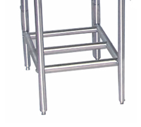 Advance Tabco K-550 Stainless Steel Tubular Rack Storage for Under Drainboards, Sold Per Linear Foot