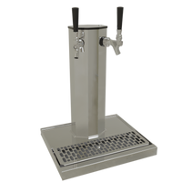Glastender Countertop 2-Faucet Glycol-Cooled Column Draft Dispensing Tower