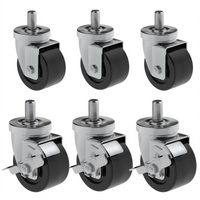 Hoshizaki HS-3547 4-Inch Caster Set for 3-Section Uprights