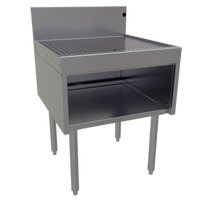 Glastender Underbar Drainboard Half Cabinet, 24