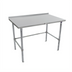 Thumbnail image #1 for John Boos Stallion 14-Gauge Stainless Steel Work Table with 1-1/2-Inch Rear Up-Turn and Safety Edge Front, 84 x 36 Inches