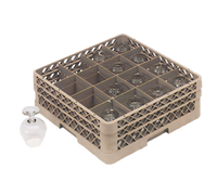 Traex Full Size Double-Wall 16-Compartment Glass/Stemware Dishwasher Rack with Extenders