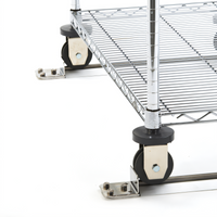 Metro qwikTRAK Shelving Stop Plate Kit, Set of 2