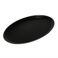 Griptite 2 Oval Non-Slip Serving Tray, 31 x 24 Inches, Black Fiberglass