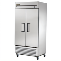 True T-35F-HC Two-Section Reach-In Freezer with Solid Swing Doors, -10°F, Self-Contained Bottom-Mounted