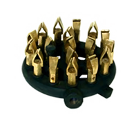 Vertical Shield Tip Burner, 18 Tip, Propane Gas, 62,000 BTU
