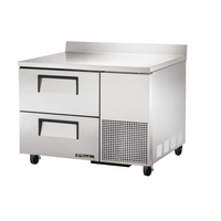 True 44.5-Inch Deep Worktop Refrigerator with 2 Drawers and Side-Mounted Self-Contained R290 Refrigeration