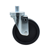 BK Resources 5SBR-6ST-LDP Shelf Casters & Leveling Feet