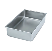 Vollrath Full-Size Stainless Steel Water/Spillage Pan, Standard Bead