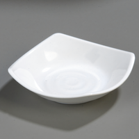 Carlisle 5 oz. Square White Melamine Side Dish