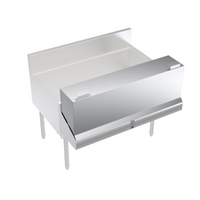 Krowne Royal Series 42-Inch Stainless Steel Locking Cover for Double Speed Rail
