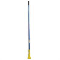 Rubbermaid Commercial Gripper 60 Inch Fiberglass Jaw Release Wet Mop Handle, Blue