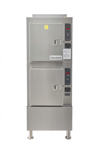 Cleveland Steamcraft Ultra 10 2-Compartment Pressureless Natural Gas Convection Steamer, 10-Pan Capacity