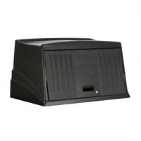 Rubbermaid Commercial Black Protective Security Hood for Housekeeping Carts