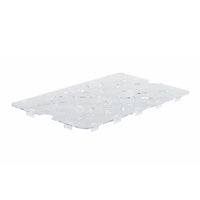 Winco Clear Polycarbonate Drain Shelf for PFSH & PFHW Series Food Boxes