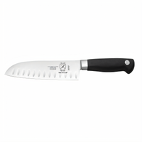 Mercer Culinary Genesis 7-Inch Forged Santoku Knife with Granton Edge and Santoprene Handle