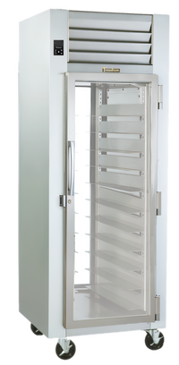 Traulsen Spec-Line R Series 1-Section Pass-Thru Heated Holding Cabinet with Full-Height Glass Doors, Standard Depth, Stainless Steel