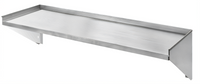 60-Inch x 16-Inch Stainless Steel Wall-Mount Shelf