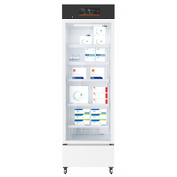 KoolMore 11 Cu. Ft. Commercial Medical Pharmacy Refrigerator with Heated Glass Door and Backup Battery