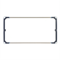 MetroMax i 42 in. W x 24 in. D Open Four-Sided Storage Level Frame
